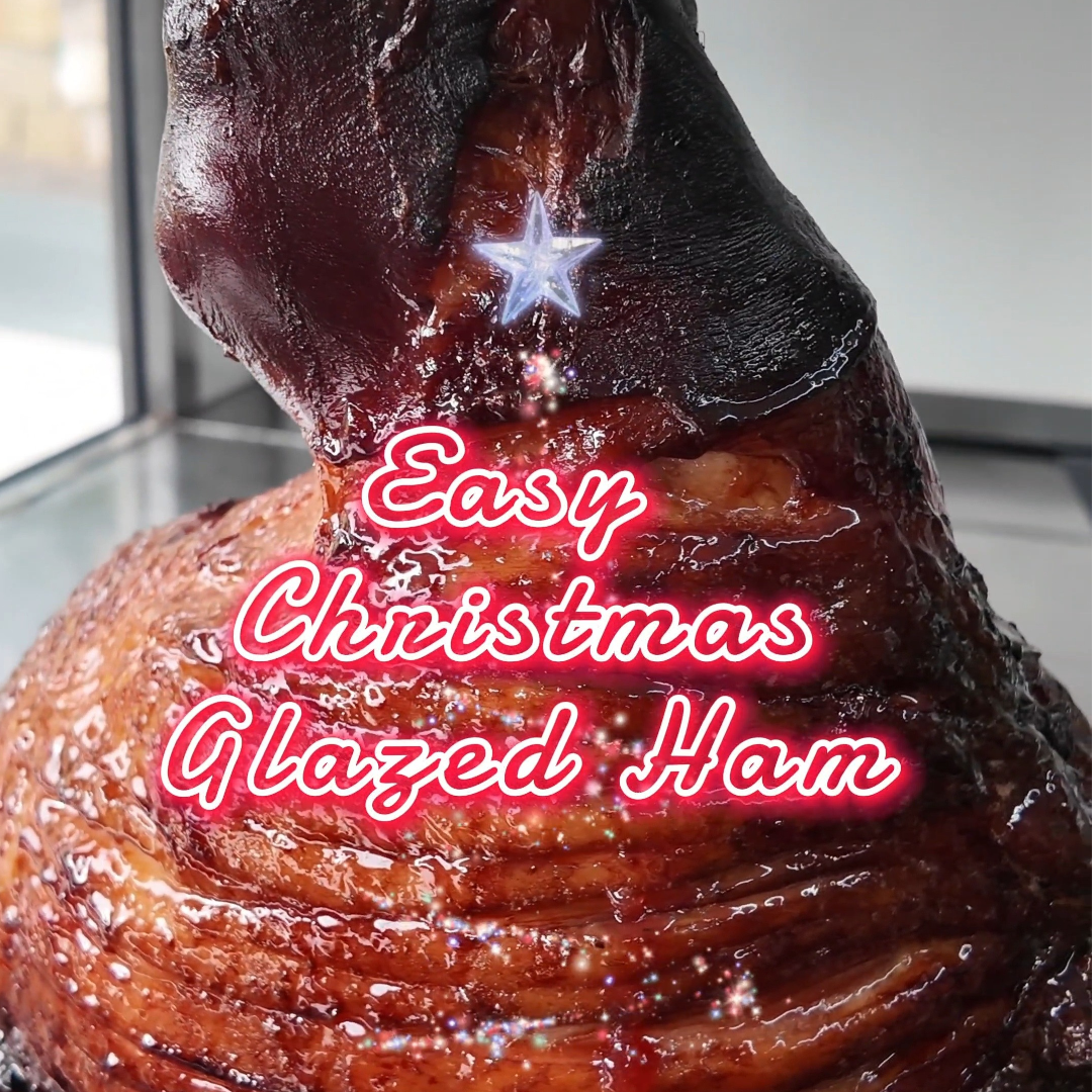 Christmas Ham w/Bourbon Plum Glaze